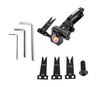 AMSLSIU Supporto per compound regolabile e durevole, realizzato in lega di alluminio, leggero, accessorio essenziale per gli arcieri, supporto per leggero con in acciaio.