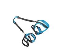 AMSLSIU Supporto per imbracatura per sollevamento cani Sollevatore per imbracatura con maniglia Camminata sicura e confortevole per tutto il corpo, Blu, M