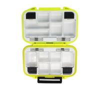 AMSLSIU Tackle Box Portable Sealed Syurdy Carp Reel Baits Boxes Organizer Storage Case BaitContainer Accessori Attrezzatura, Giallo S