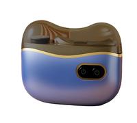 AMSLSIU Tagliaunghie elettrico portatile per gli appassionati di manicure, utilizzabile anche per gli animali domestici senza timore di dover tagliare le unghie, blu
