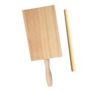 AMSLSIU Tagliere per gnocchi, piatto per maccheroni, motivo a strisce, utensile da cucina pratico e pratico per gnocchi italiani fatti in casa, utensile per tagliatelle a spirale, formatori per,