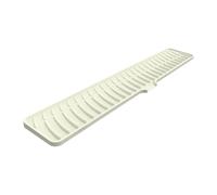 AMSLSIU Tappetino per lavandino elegante, tappetino per rubinetto del bagno, per lavandino che drena efficacemente l'acqua pur mantenendo un bell'aspetto, Beige, 60x10cm
