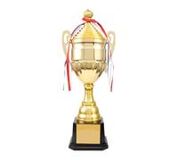 AMSLSIU Trofeo Premio in Metallo di qualità, Coppa Resistente per, Oro, 43 cm