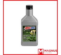 AMSOIL 20W-50 100% Synthetic 4T Performance 4-Stroke Motorcycle Oil - MC5QT