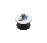 Amstaff Cane Sci Acquerello Splash Art PopSockets PopGrip Adesivo