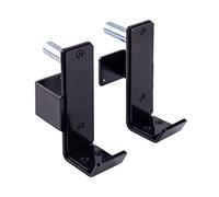 AmStaff Fitness J-Hooks Power Rack per tubo da 6,3 x 6,3 cm, supporto per bilanciere a J Cups per gabbia di potenza, capacità 453,6 kg, set da 2