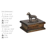 Amstaff Tipo 1, Urna Esclusiva, Bronzo Freddo, ArtDog, DE