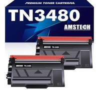 Amstech TN3480 Cartuccia Toner Compatibile per Brother TN-3480 TN 3480 HL-L5100DN MFC-L5750DW MFC-L5700DN HL-L5200DW DCP-L5500DN HL-L6400DW DCP-L6600DW HL-L5000D DCP-L5600DN TN-3430 TN3430 3430 Nero