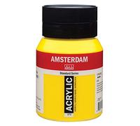 Royal Talens Amsterdam - Pittura acrilica 272 Giallo trasparente medio - Barattolo da 500 ml
