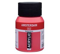 Amsterdam Barattolo acrilico Standard Series 500 ml Rosso medio trasparente 317 (17723172)