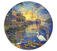 Amsterdam Canal Puzzle Impossibili 1000 Pezzi Decorazione Per La Casa. Giochi Rilassamento E Intelligence Per Adulti E Ragazzi Da 14 Anni 1000pcs (67.5x67.5cm)