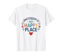 Amsterdam è Il Mio Posto Felice Maglietta