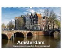 Amsterdam - Impressionen aus dem Grachtengordel (Wandkalender 2027 DIN A3 quer),