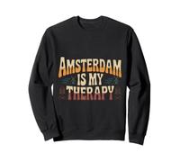Amsterdam Lover Preferirei Essere ad Amsterdam è la mia Terapia Felpa