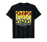 Amsterdam Netherlands Tulip Vintage Souvenir Maglietta