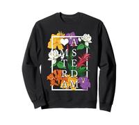 Amsterdam Paesi Bassi Mercato dei Fiori di Campo Orgoglio Floreale Felpa