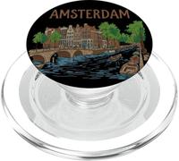 Amsterdam Paesi Bassi Olanda Viaggio Souvenir Città Regalo PopSockets PopGrip per MagSafe