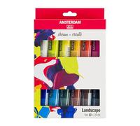 Amsterdam Standard Series Set di Pittura Acrilica | Set Paesaggio (12 x 20 ml) | Colori Misti per la Pittura di Paesaggio
