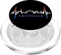 Amsterdam Skyline Paesi Bassi Battito del Cuore Amo Olanda PopSockets PopGrip per MagSafe
