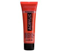 Amsterdam Standard Series Acrylic Paint 20ml Tube - Rosso naftolo chiaro 398 - Pigmenti resistenti alla luce di alta qualità - Finitura satinata semi-opaca - Viscosità media per pennellate