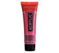Amsterdam Standard Series Acrylic Paint Tubo Quinacridone Rose 20 ml - Pigmento resistente alla luce di alta qualità e formula a base d'acqua