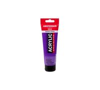 Amsterdam Standard Series Acrylic Paint Viola Metallizzato 835, 120ml, semi-trasparente, alta resistenza alla luce, finitura satinata, versatile a media viscosità, durevole impermeabile e inodore.