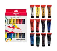 Royal Talens - Amsterdam Acrilico Colori - Standard Serie - 12 Colori - 20ml