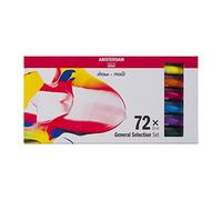Amsterdam Standard Series Set di Pittura Acrilica per Principianti | Set di Prova (72 x 20 ml) | Colori di Base