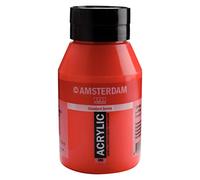 Amsterdam Vernice acrilica Serie Standard Naftolo Rosso Medio 396, tubetto da 120 ml, semi-opaco, alta resistenza alla luce, media viscosità