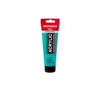 Amsterdam Vernice acrilica Serie Standard, Verde Metallizzato 836, semi-trasparente, resistente alla luce, 120ml