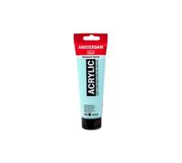 Amsterdam Vernice acrilica Serie Standard Verde Turchese 660, 120 ml, Opaco, Pigmenti resistenti alla luce, Viscosità media, Finitura satinata, Legante 100% resina acrilica