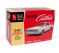 AMT 1964 Olds Cutlass 442 Hardtop 1:25 Scale Model Kit, Factory Color