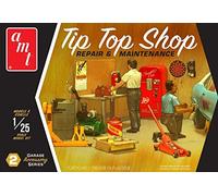 AMT - Garage Accessory Set #2 "Tip Top Shop 2T (Grande aggiunta a qualsiasi kit per creare il proprio diorama), 1:25 (AMTPP016M)