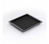 AMT Gastroguss Griglia aperta per barbecue GN 2/3, 35,5 cm x 32,5 cm, griglia piatta senza manici, finitura antiaderente Lotan®, AMZN-23733-BBQ-R