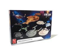 AMT Star Trek - Set di navi avversari e alleati, scala 1:2500, livello di abilità 2,