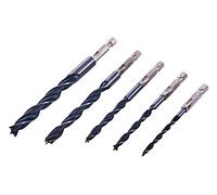 Amtech F1735, Set Di Punte Per Legno, Pacco da 5