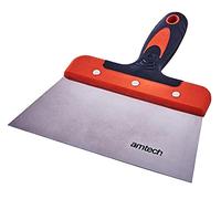 Amtech G0950 Raschietto, Maniglia Soft Grip, Multicolore, 7 pollice