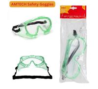 Amtech Occhiali di Sicurezza Protezione Occhi Lenti Trasparenti Anti-nebbia Lab