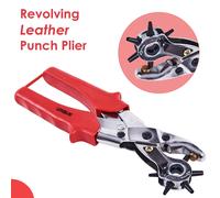 Amtech Revolving Hole Punch Plier Occhiello Rivetto Pelle Crafts Cintura Fori 6