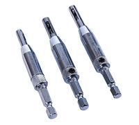 Amtech Set di 3 punte Esagonale in plastica Metallo per trapano per cerniere per Metallo
