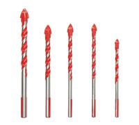 Amtech - Set di punte da trapano multifunzione per fai da te, trapano facilmente piastrelle, vetro, legno e altro ancora, durevoli, compatibili con la maggior parte dei trapani standard, fori puliti e