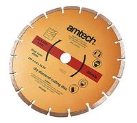 Amtech V0250 Disco da Taglio Diamantato Segmentato, Multicolore, 230 x 2.4 mm