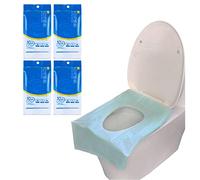 AMTOL - Copriwater usa e getta, 40 pezzi, per accessori da viaggio, extra grandi, impermeabili, per donne, bambini, vasino per adulti (40 pezzi)