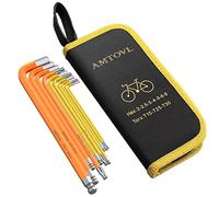 AMTOVL 10PZ Set Chiavi a Brugola Esagonali in Acciaio Cromato con 3PZ Chiavi Torx T10 T25 T30 e 7PZ Chiavi Esagonali con Testa Sferica 2-8mm Chiavi Allen Professionali Manico Antiscivolo
