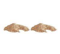 Amtra Ambra Fine - Sabbia per Acquario,fondale per Acquario Acqua Dolce e Marina, Naturale, atossico, 1-2 MM/2KG (Confezione da 2)