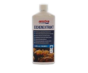 Amtra Eichen Extrakt - Tropicalizzante per acquari d'acqua dolce, riduce naturalmente il valore del pH dell'acqua, con oligoelementi, per acquari tropicali, 1000 ml