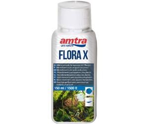 Amtra Flora X Integratore di Ferro e Microelementi per Crescita Rigogliosa Piante Acquario 150 ml