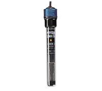 Amtra Klima Evo 50- Riscaldatore automatico per acquari fino a 50 litri, regolabile da 18 a 34 gradi, provetta in quarzo infrangibile, con ventose, potenza 50W