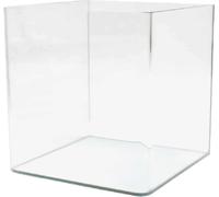 Amtra Nanotank 60 - Vasca Acquario 60 Litri - Teca Vetro Extra Chiaro 38 x 38 x 43 cm - Vaschetta per Pesci Rossi o Come Tartarughiera Per Tartarughe d'Acqua con Tappetino Ammortizzante Incluso