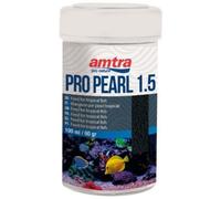 Amtra Pro Black Pearl 1.5-100ml, Mangime con Carboni Attivi in pellet da 1.5mm, per pesci di acqua dolce e salata, con Astaxantina e Omega 3